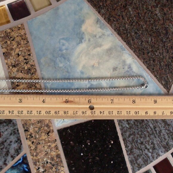 Retired David Yurman Albion Blue Topaz Enhancer Pendant w/Chain - 14K/925 - Picture 9 of 13